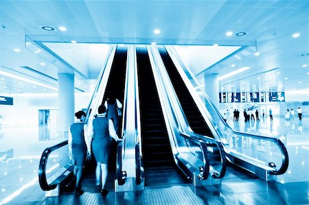 simsearch:400-05205122,k - passenger in the shanghai pudong airport.interior of the airport. Stock Photo - Budget Royalty-Free & Subscription, Code: 400-05884517