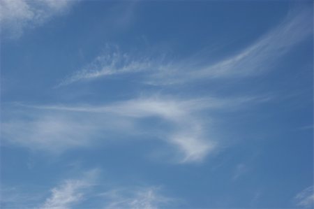 Sky with cirrus clouds Stock Photo - Budget Royalty-Free & Subscription, Code: 400-05885204