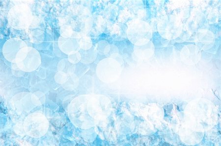 abstract ice cube and snow in blue light background Stock Photo - Budget Royalty-Free & Subscription, Code: 400-05885742
