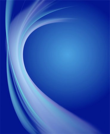 Abstract blue background with sweeping curves Stock Photo - Budget Royalty-Free & Subscription, Code: 400-05887188