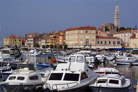 rovigno - Boats in Rovinj, Croatia Photographie de stock - Aubaine LD & Abonnement, Code: 400-05887467