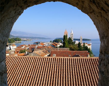 shanin (artist) - View through the arc on the Rab, Croatia Stock Photo - Budget Royalty-Free & Subscription, Code: 400-05887527