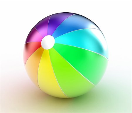 simsearch:400-04766687,k - Illustration of a multicoloured ball on a white background Foto de stock - Super Valor sin royalties y Suscripción, Código: 400-05887565