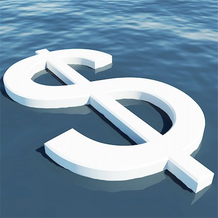 revenue - Dollar Floating Showing Money Wealth Or Earning Stock Photo - Budget Royalty-Free & Subscription, Code: 400-05887683