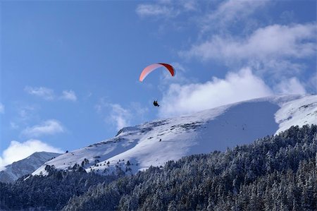 paragliding extreme sport - paraglider Stock Photo - Budget Royalty-Free & Subscription, Code: 400-05888096