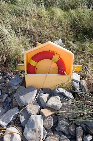 a lifebuoy on the coast of kerry Ireland Stock Photo - Budget Royalty-Free & Subscription, Code: 400-05888608