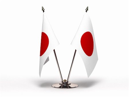 Miniature Flag of Japan (Isolated) Foto de stock - Royalty-Free Super Valor e Assinatura, Número: 400-05889255