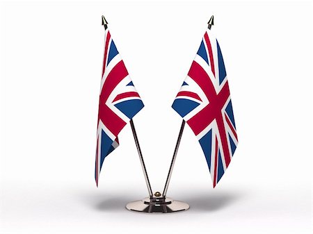 Miniature Flag of United Kingdom (Isolated) Foto de stock - Royalty-Free Super Valor e Assinatura, Número: 400-05889260