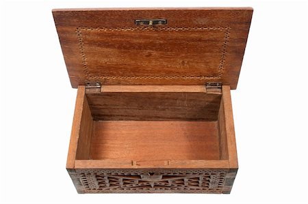 Empty treasure chest. Stock Photo - Budget Royalty-Free & Subscription, Code: 400-05889327