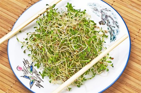 sprouts of different vegetables Photographie de stock - Aubaine LD & Abonnement, Code: 400-05880496
