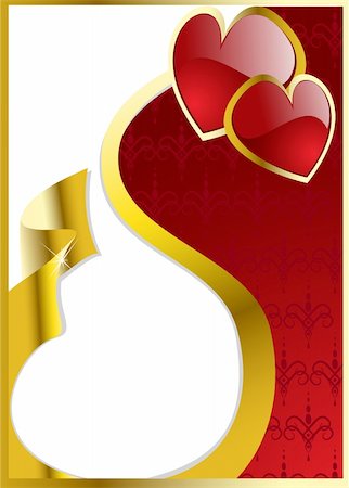 vector valentine's hearts eps 8 Stock Photo - Budget Royalty-Free & Subscription, Code: 400-05880847