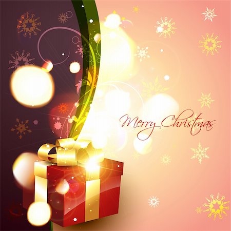 simsearch:400-05881864,k - vector christmas gift box with space for your text Stock Photo - Budget Royalty-Free & Subscription, Code: 400-05881850