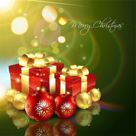 simsearch:400-05881864,k - beautiful green vector christmas background Stock Photo - Budget Royalty-Free & Subscription, Code: 400-05881883