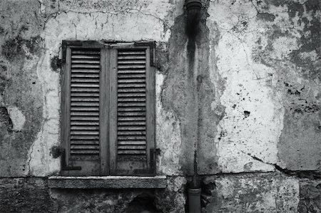 designs for background black and white colors - Photo of an old crumbling wall of an abandoned building in Italy. Stock Photo - Budget Royalty-Free & Subscription, Code: 400-05882131