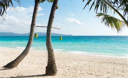 famous Boracay white beach in the Philippines Stock Photo - Budget Royalty-Free & Subscription, Code: 400-05882194