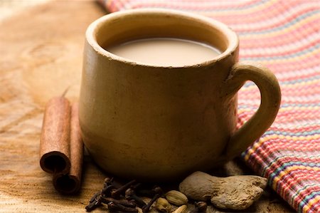 darjeeling tea - Masala chai Stock Photo - Budget Royalty-Free & Subscription, Code: 400-05882603