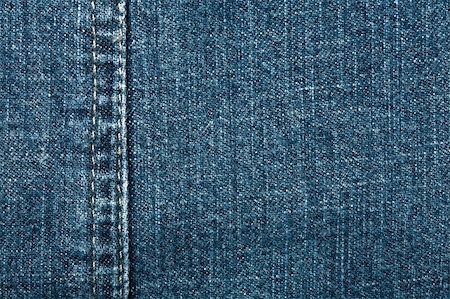 Worn blue denim jeans texture with stitch Foto de stock - Super Valor sin royalties y Suscripción, Código: 400-05882850