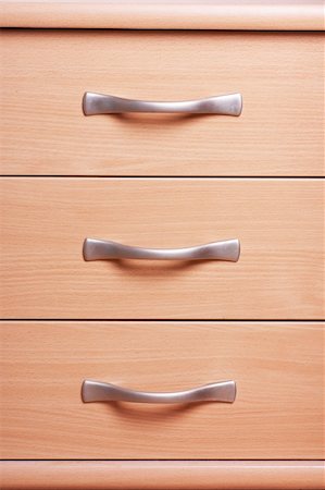 softwood - Close up view of drawers of cupboard Stock Photo - Budget Royalty-Free & Subscription, Code: 400-05883325