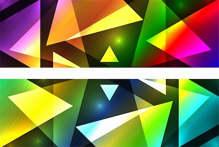 Vector rectangle colorful background or header for your design Stock Photo - Budget Royalty-Free & Subscription, Code: 400-05883552