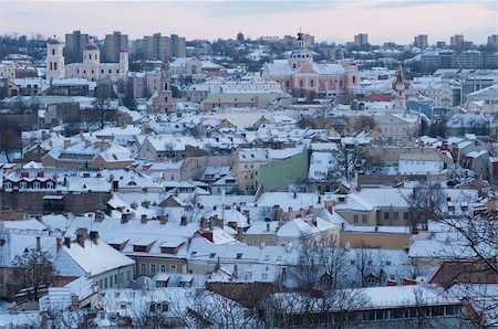 simsearch:400-06078090,k - Panorama of Vilnius - capital of Lithuania Foto de stock - Super Valor sin royalties y Suscripción, Código: 400-05883843