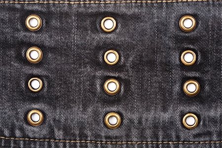 simsearch:400-04473469,k - Worn black jeans texture with rivets Stock Photo - Budget Royalty-Free & Subscription, Code: 400-05894066