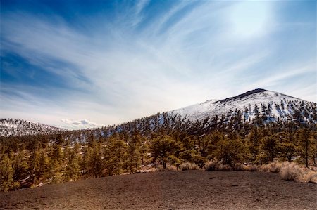 Image of Sunset Crater volcano in Flagstaff, Arizona Fotografie stock - Microstock e Abbonamento, Codice: 400-05894095