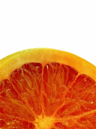 Slice of grapefruit isolated on white background Stock Photo - Budget Royalty-Free & Subscription, Code: 400-05895182