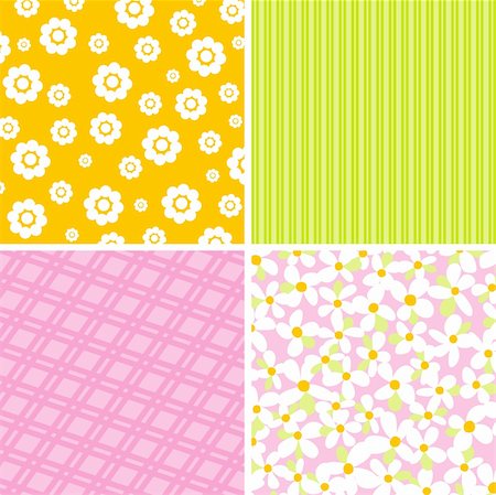 Scrapbook patterns for design, vector illustration Stock Photo - Budget Royalty-Free & Subscription, Code: 400-05896191