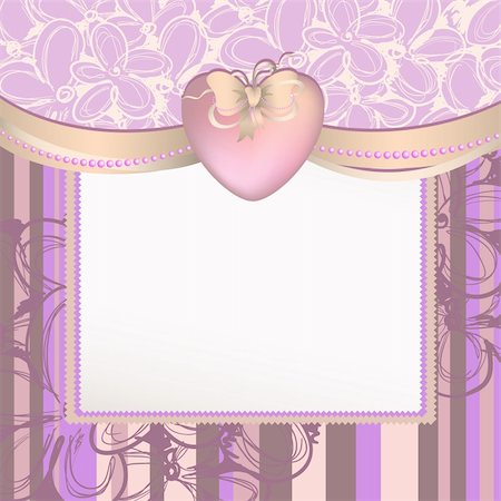 simsearch:400-04793482,k - background with heart, this illustration may be useful as designer work Photographie de stock - Aubaine LD & Abonnement, Code: 400-05897025
