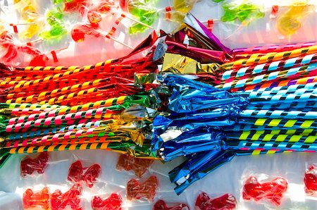 selling candy - Table loaded with multicolored candies sold in outdoor fair. Stock Photo - Budget Royalty-Free & Subscription, Code: 400-05897126