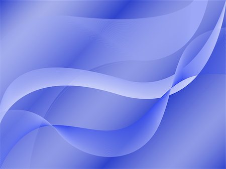 Abstract blue background with overlapping translucent waves Stock Photo - Budget Royalty-Free & Subscription, Code: 400-05897146
