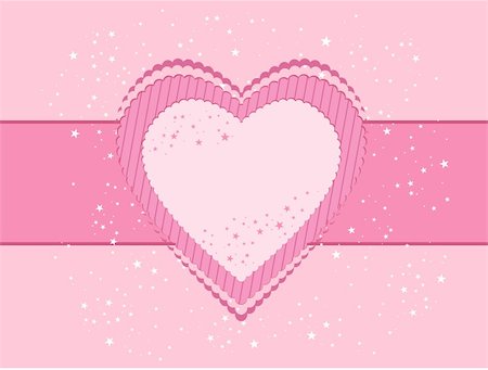 simsearch:400-05897209,k - valentine's day postcard with heart Photographie de stock - Aubaine LD & Abonnement, Code: 400-05897206