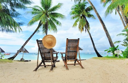simsearch:400-06947087,k - Beautiful beach with palm trees at Philippines Stock Photo - Budget Royalty-Free & Subscription, Code: 400-05897594