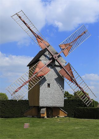 simsearch:400-06101286,k - Traditional wooden windmill in France in the Eure &Loir Valley region.This is Pelard's mill. Stock Photo - Budget Royalty-Free & Subscription, Code: 400-05899117