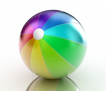 simsearch:400-04766687,k - Illustration of a multicoloured ball on a white background Foto de stock - Super Valor sin royalties y Suscripción, Código: 400-05899469