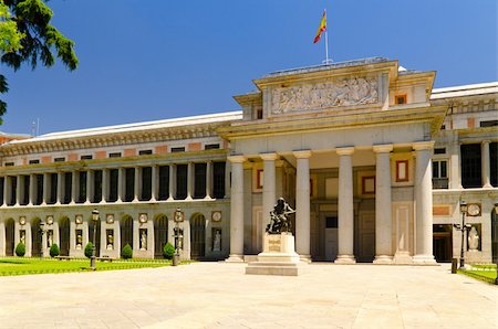 people on the street in madrid - Velasquez monument near Prado museum at sunny day at Madrid, Spain Stock Photo - Budget Royalty-Free & Subscription, Code: 400-05890268