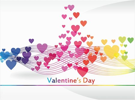 simsearch:400-04793482,k - Colorful Valentine's Day background card with hearts. Also available as a Vector in Adobe illustrator EPS format. The different graphics are all on separate layers so they can easily be moved or edited individually. The vector version can be scaled to any size without loss of quality. Photographie de stock - Aubaine LD & Abonnement, Code: 400-05891561