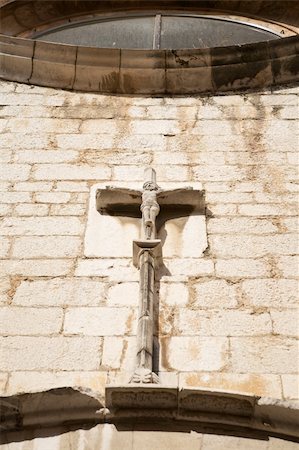 simsearch:400-06201865,k - church in Figueres village at Girona Catalonia Spain Fotografie stock - Microstock e Abbonamento, Codice: 400-05893977