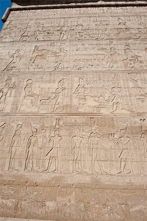 esna - Hieroglypic carvings on wall at the ancient egyptian temple of Khnum in Esna Stock Photo - Budget Royalty-Free & Subscription, Code: 400-05904262
