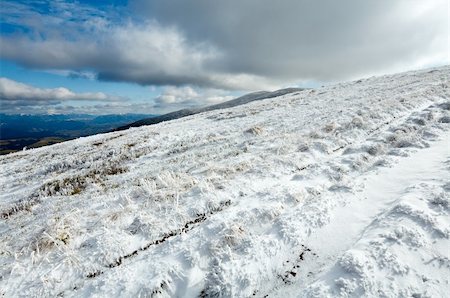 simsearch:400-05719597,k - October Carpathian mountain Borghava plateau with first winter snow Stock Photo - Budget Royalty-Free & Subscription, Code: 400-05904337