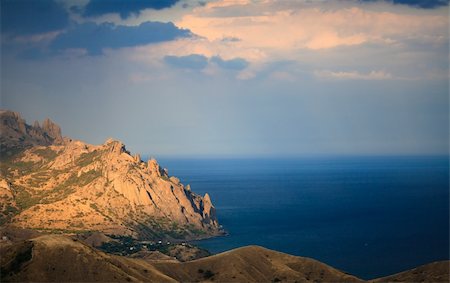 simsearch:400-07210714,k - beautiful mountain landscape in Crimea, Ukraine Fotografie stock - Microstock e Abbonamento, Codice: 400-05905840