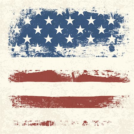 simsearch:400-05103121,k - American flag vintage textured background. Vector, EPS10 Foto de stock - Royalty-Free Super Valor e Assinatura, Número: 400-05906076