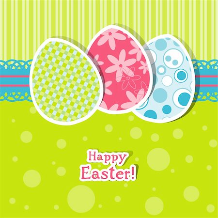 simsearch:400-05925759,k - Template egg greeting card, vector illustration Photographie de stock - Aubaine LD & Abonnement, Code: 400-05906122