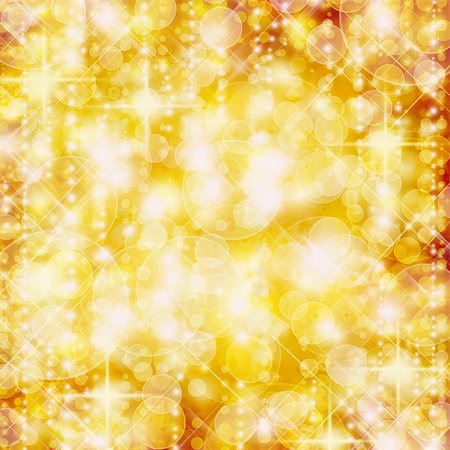 Background of defocussed golden lights with sparkles Stockbilder - Microstock & Abonnement, Bildnummer: 400-05906252