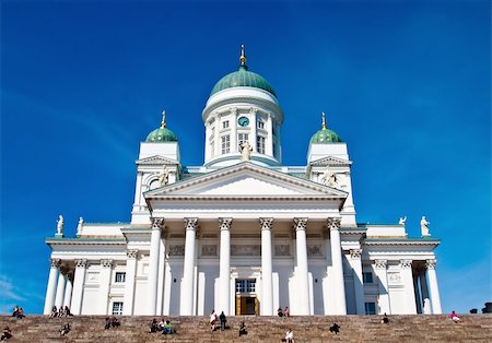 simsearch:400-06100498,k - Cathedral in the heart of Helsinki. Finland. Photographie de stock - Aubaine LD & Abonnement, Code: 400-05906536