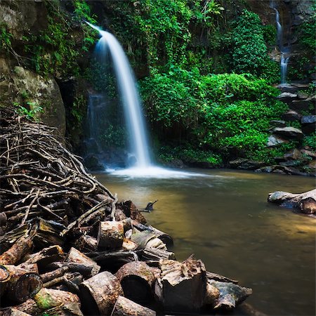 Mon Tha Than waterfall  Doi Suthep - Doi Pui National Park, Chiang Mai, Thailand Fotografie stock - Microstock e Abbonamento, Codice: 400-05906731