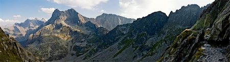 simsearch:400-05344522,k - Panorama of Polish Tatra mountains Photographie de stock - Aubaine LD & Abonnement, Code: 400-05907139