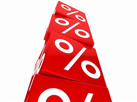 simsearch:400-04745340,k - many red sale percent cubes high tower Stockbilder - Microstock & Abonnement, Bildnummer: 400-05907492