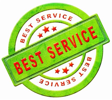 best service icon helpdest fast help quality support red text on green button isolated on white Stock Photo - Budget Royalty-Free & Subscription, Code: 400-05907619