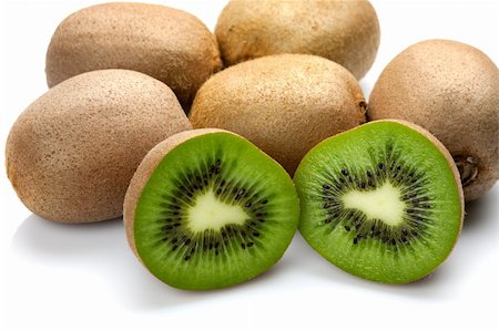 simsearch:400-05896925,k - Kiwi fruit isolated on a white background Photographie de stock - Aubaine LD & Abonnement, Code: 400-05908011